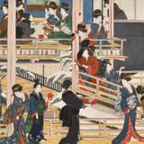 喜多川歌麿（1753－1806）　「深川の雪」