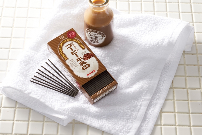 コーヒー牛乳 ミニ寸線香:カメヤマ株式会社